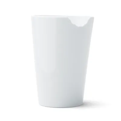 Produktbild von Fiftyeight Becher mit Biss 400 ml weiß