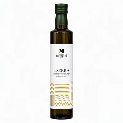 Produktbild von Tenuta Mancini La Serra Natives Olivenöl Extra 500 ml – 100 % Carolea aus Kalabrien