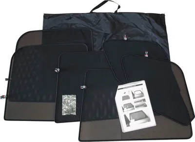Produktbild von Car Shades Auto Sonnenschutz Frontscheibe FahrzeugHeckscheibe Schwarz 80cm