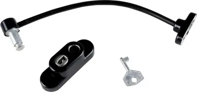 Produktbild von Fenstersicherung Schwarz 20 cm - Pro Set