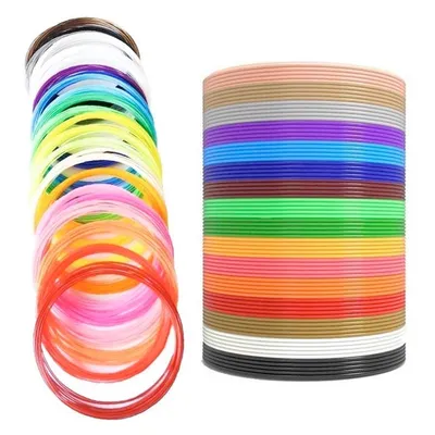 Produktbild von Fleau Kids 3D pero - 75 metrov - 15 farieb - PLA náplne 1,75 mm - štartovacie balenie - remeselná sada - 3D tlačiareň