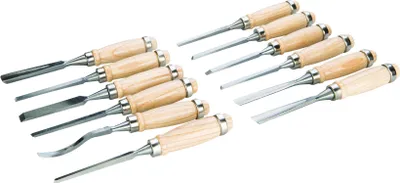 Produktbild von Silverline - Hohl- und Stechbeitel, 12-tlg. Satz
