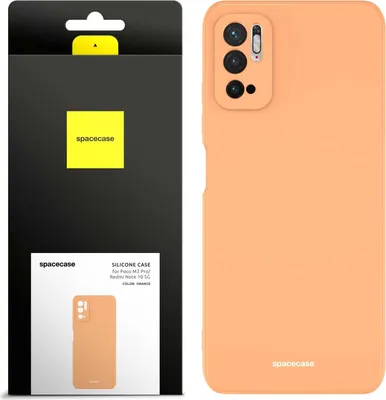 Obrázok produktu pre Silikónové puzdro SPACECASE pre Poco M3 Pro/Note 10 5G Orange
