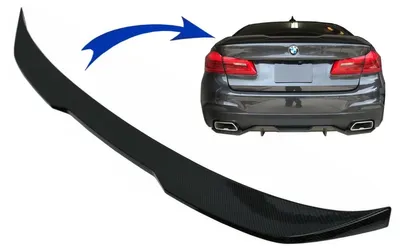 Produktbild von Kofferraumspoiler für BMW 5er G30 2017+ M Performance Look Carbon Look.