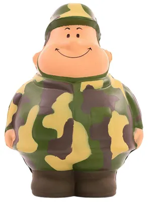 Produktbild von Mbw - Soldat - Stressball "Squeezies" LT2417 (10 cm) (Grün)