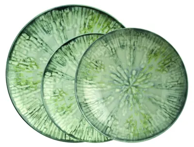 Produktbild von Arthur Krupp 67351GA2, 4 Person(en), Porzellan, Grau, Fusion, Rund, 28 cm