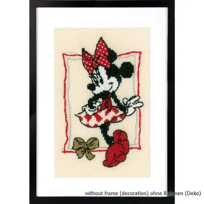 Immagine prodotto di Confezione da ricamo Vervaco con schema di conteggio "Disney Tutto su Minnie
