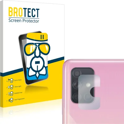 Produktbild von BROTECT Schutzglas für Samsung Galaxy A71 (NUR Kameraschutz) Schutzfolie Panzer Folie Glas Display Schutz klar