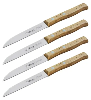Produktbild von Hoffmann Zöppken 8 cm 4er-Set Buchenholzgriff Solingen
