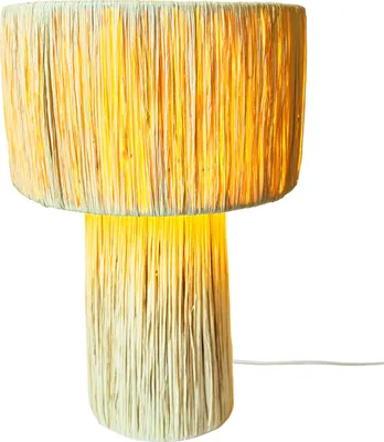 Image de Boho Déco Lampe de table Morjana Beige