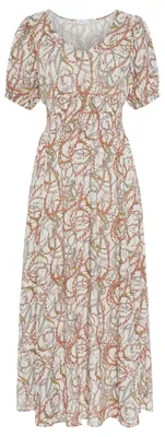 Produktbild von LASCANA Maxikleid mit Alloverdruck und V-Ausschnitt aus We bunt bedruckt Größe 46