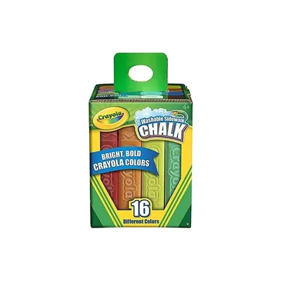 Immagine prodotto di Gesso stradale quadrato Crayola, 16 pezzi