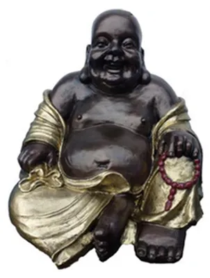 Produktbild von Glücks Buddha Figur Statue Skulptur 40 cm Figuren Statuen Skulpturen Neu (B44)