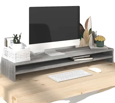 Image de Support d'écran, aggloméré, conception ergonomique, gris