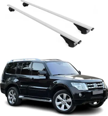Produktbild von Dachträger Gepäckträger für Mitsubishi Pajero 2006-2021 Grundträger Metall Grau