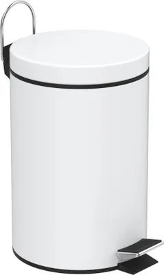 Image de Aqualine Simple Line - Poubelle 3 l, blanc 28103
