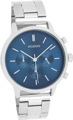 Obrázek produktu pro Oozoo pánské analogové quartzové hodinky s náramkem stříbrné Hodinky D2UOC11406