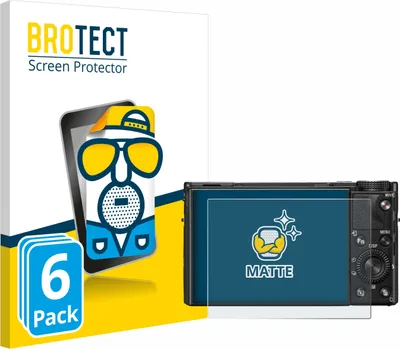 Produktbild von 6x BROTECT Schutzfolie für Sony Cyber-Shot DSC-RX100 VIIA Displayschutz Displayschutzfolie Folie Matt Entspiegelungsfolie