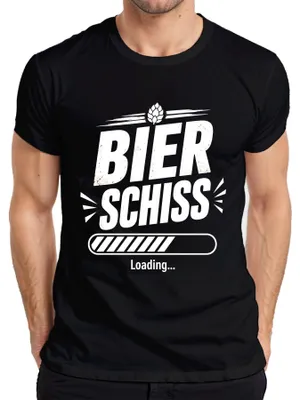 Productafbeelding van Bier, grappige spreuk, feest, alcohol, vaderdag, heren T-shirt, zwart, maat S