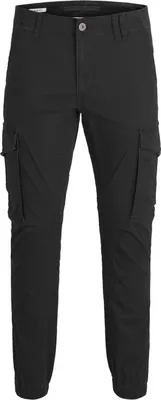 Produktbild von Jack & Jones 12139912, Fracht, Erwachsener, Schwarz, Baumwolle, Elasthan, Nicht bleichen, Natürliche Trocknung