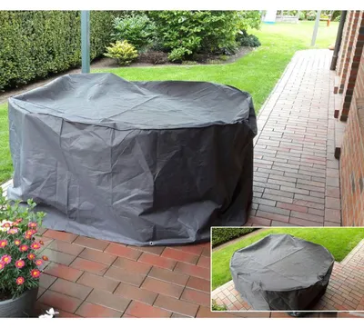 Produktbild von Abdeckplane Abdeckung Schutzhülle Wetterfest für Gartenmöbel Stuhl Tisch Sitzgruppe