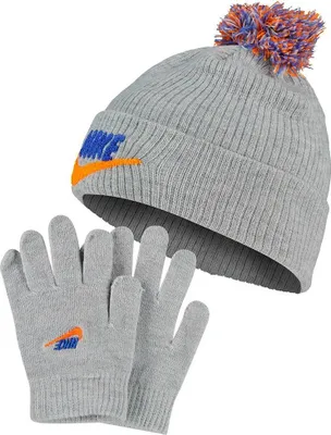 Image de Nike Kids Nan Club Chenille Peak Mütze Grau 4-7 Years Grau 4-7 Years