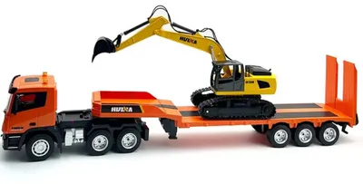 Productafbeelding van RC-model van een onderwagen en een bagru, schaal 1:24