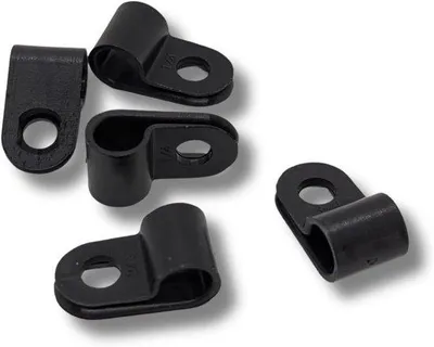 Immagine prodotto di Set di fermacavi 100 pezzi P-Clip per cavi da 6 mm