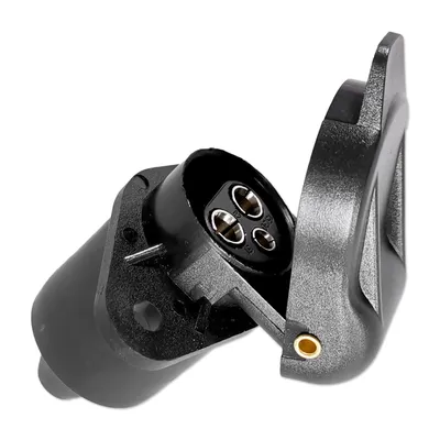 Produktbild von Anhängersteckdose | 3-polig | 12V | 25A | Flachstecker
