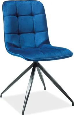 Immagine prodotto di Set di sedie da pranzo per cucina Texo blu navy, set di 4 sedie