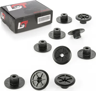 Produktbild von 10x Kunststoffmutter Befestigung Wärmeisolator Dämmung hinten für BMW 3er E36