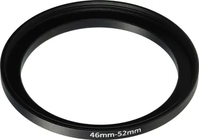 Produktbild von vhbw Step-Up-Ring Adapter 46mm - 52mm für Kamera Objektiv - Filteradapter, Metall Schwarz