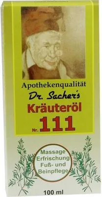 Obrázek produktu pro Bylinný olej Dr. Sachera č. 111, směs olejů, 100 ml roztoku