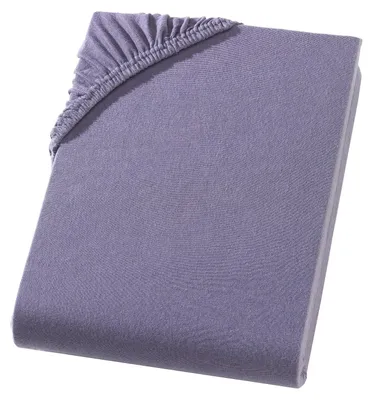 Produktbild von Spannbettlaken 140x200 cm - 160x220 cm - Anthrazit / Dunkel Grau - Jersey Wasserbett Boxspringbett Übergröße