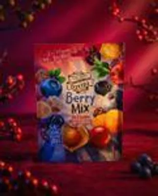 Obrázek produktu pro Dovido Bobulový mix 6balení – sušená směs bobulovin z brusinek, borůvek & mochyně, veganská & bez lepku, do müsli, jogurtu & na mlsání