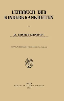 Produktbild von Lehrbuch der Kinderkrankheiten