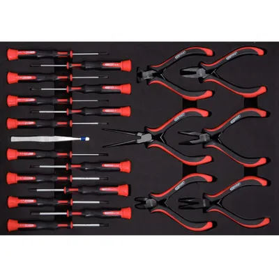 Produktbild von KS Tools Feinmechanik-Werkzeug-Satz, 21-tlg