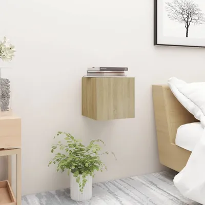 Produktbild von vidaXL Nachttisch Sonoma-Eiche 30,5x30x30 cm Holzwerkstoff