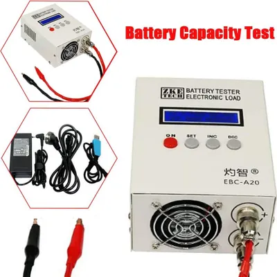 Obrázek produktu pro EBC-A20 Tester kapacity Li-Po baterií Tester baterií 5A nabíjení 20A vybíjení 85W Multifunkční tester kapacity baterií