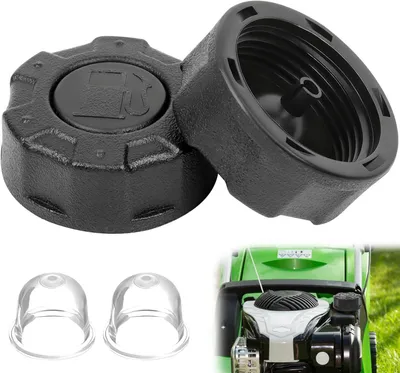 Produktbild von Universal Kraftstofftankdeckel Ø 46mm, 2 Stück, Kunststoff, für Motorsense und Traktor