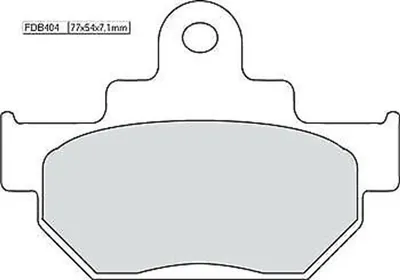Immagine prodotto di FERODO Pastiglia freno FDB 404 Platinum