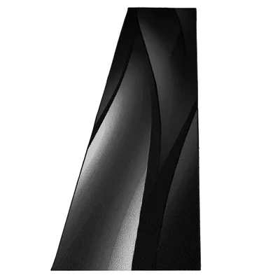 Image de Ayyildiz | Tapis moderne - 80 cm x 300 cm - Gris et noir - Design géométrique - Antistatique et doux