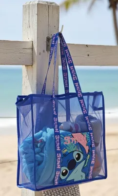 Produktbild von Disney Stitch Strandtasche aus Netzstoff