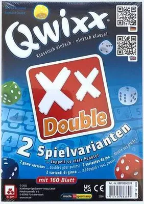 Produktbild von Qwixx Double Zusatzblöcke 160 Blatt - 2 Varianten