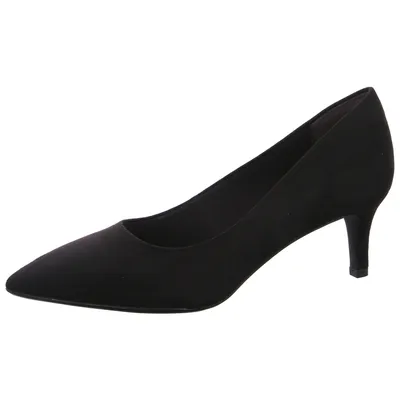 Produktbild von Tamaris Damen Pumps samtige Haptik spitz Pfennigabsatz 1-22413-20, Größe:40 EU, Farbe:Schwarz