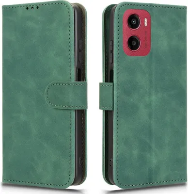 Produktbild von Motorola Moto G05 / E15 Hülle - Coverup Klapphülle - Grün