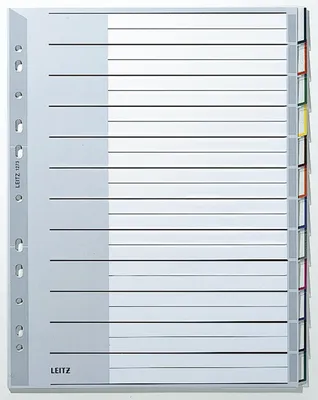 Obrázek produktu pro Leitz Register 12730000 A4+ 12Bl blanko