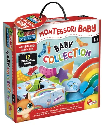 Obrázek produktu pro Sada 12 vzdělávacích her pro děti od 1 roku, metoda Montessori. Sada 12 vzdělávacích her pro batolata