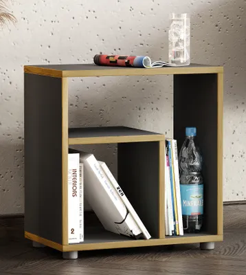Produktbild von VCM Holz Beistelltisch | Couchtisch schlicht | Maße H. 55 x B. 50 x T. 30 cm | Nachttisch | Kaffeetisch - Zeito