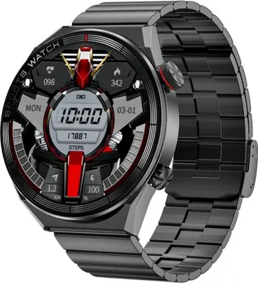 Produktbild von Rubicon RNCE99 schwarze Smartwatch